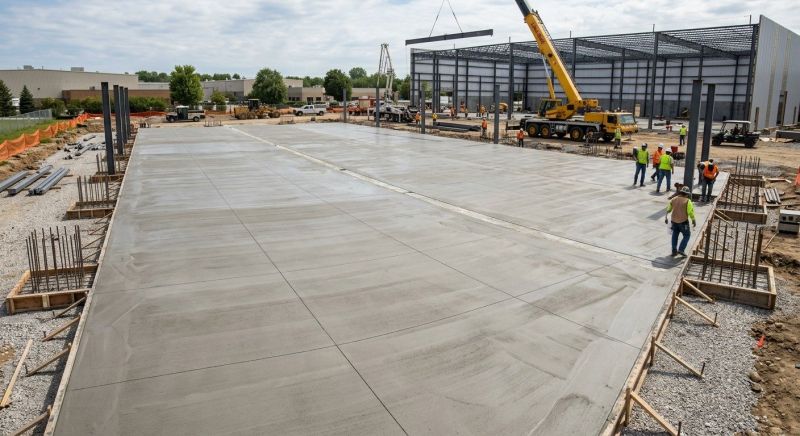 Commercial Slab Construction in Littleton, CO