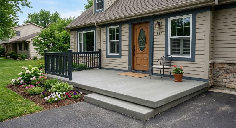 Concrete Porch Installation in Salt Lake City, UT